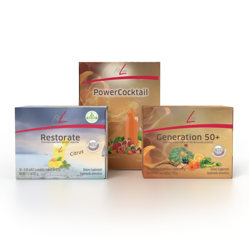 Official FitLine Optimal-Set 50+ — Citrus product packshot