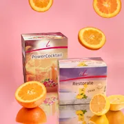 Official FitLine Optimal-Set — PowerCocktail + Restorate Citrus gallery image 2